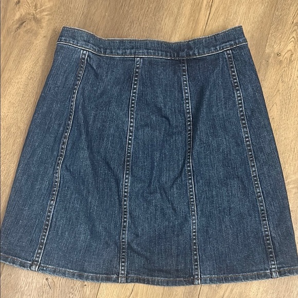 J. Crew Trademark Denim Blue A-Line Mini Skirt Size 30/10 - Picture 8 of 8